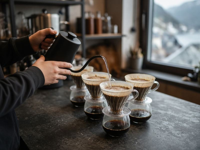 Filter flights at Roastery Epitelappo